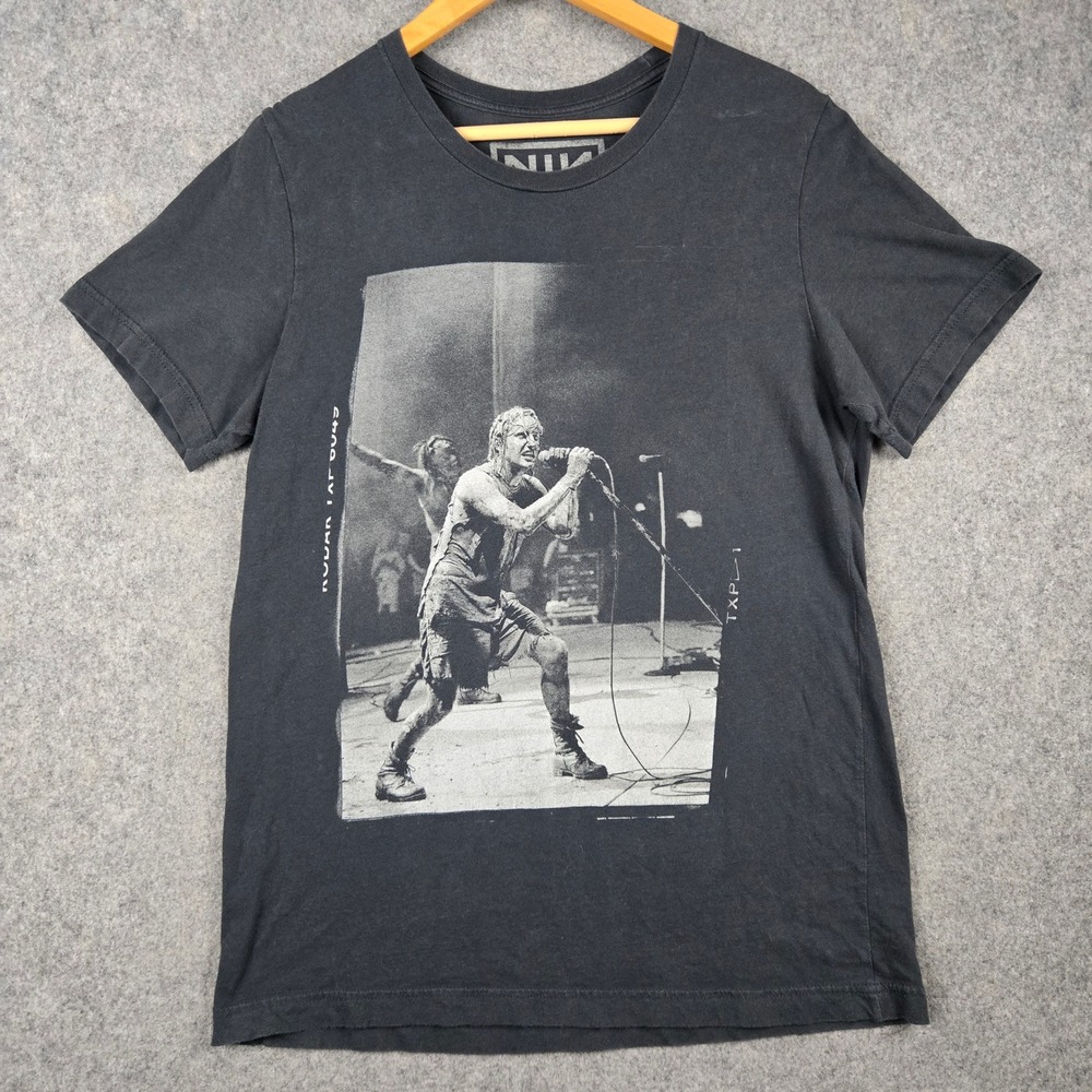 Nine Inch Nails T Shirt Mens Medium Black 94 Self Destruct Band Tee 2013 Y2k